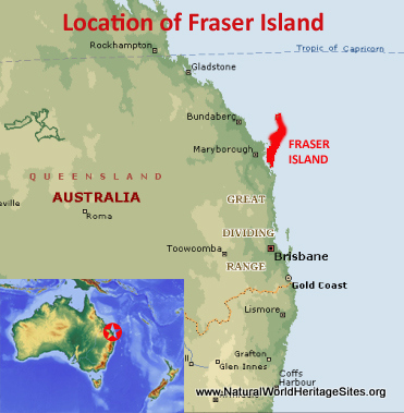 Fraser Island Natural World Heritage Sites