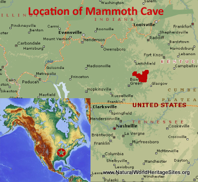 Road Map Of Mammoth Cave National Park